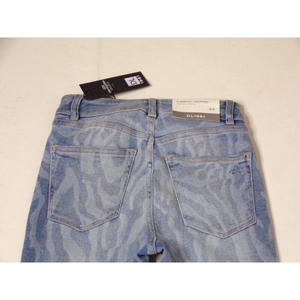 🆕DL1961 Farrow Crop Skinny Jeans in Sahara 24 - Picture 8 of 9